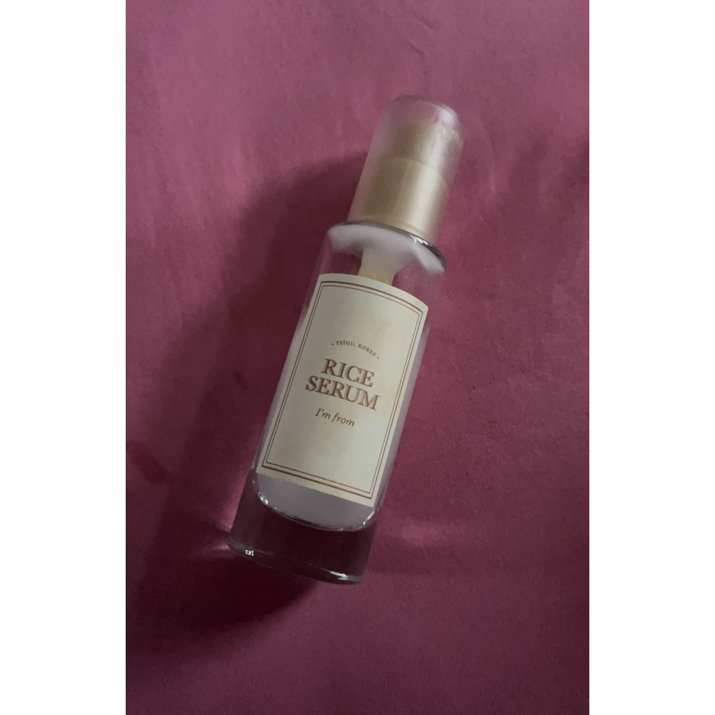 I'm from rice serum preloved