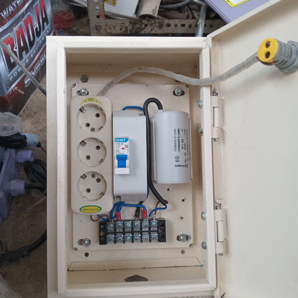 Box panel set isi pompa sibel 2hp