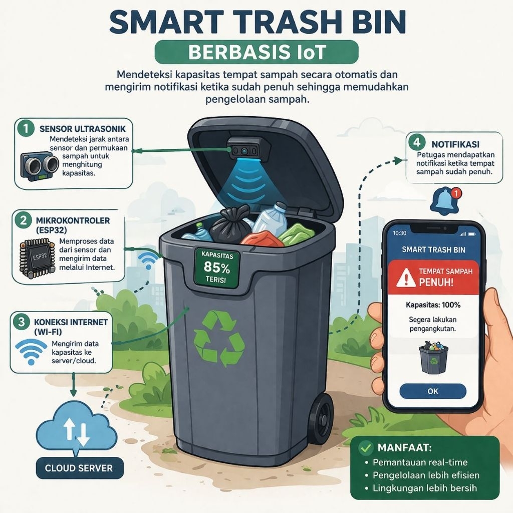 smart trash bin