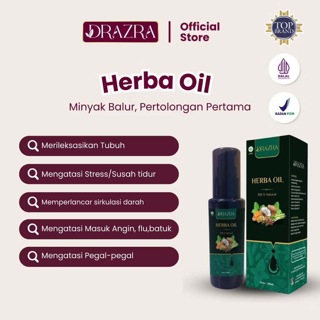 Herbal oil DRAZRA