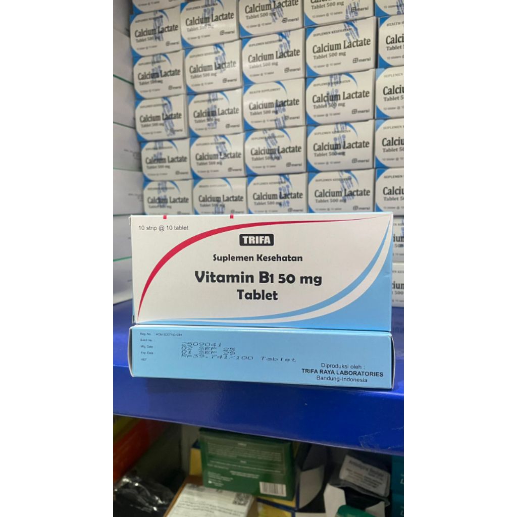 vitamin B1 50mg/box 100tablet