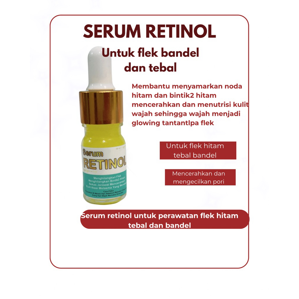 Retinol serum flek dan melasma