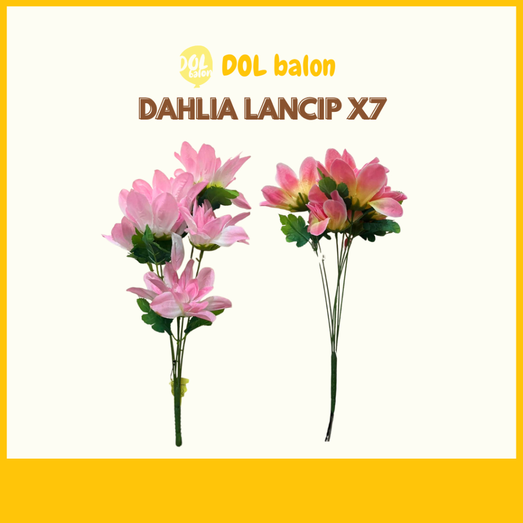 DAHLIA LANCIP | BUNGA ARTIFICIAL
