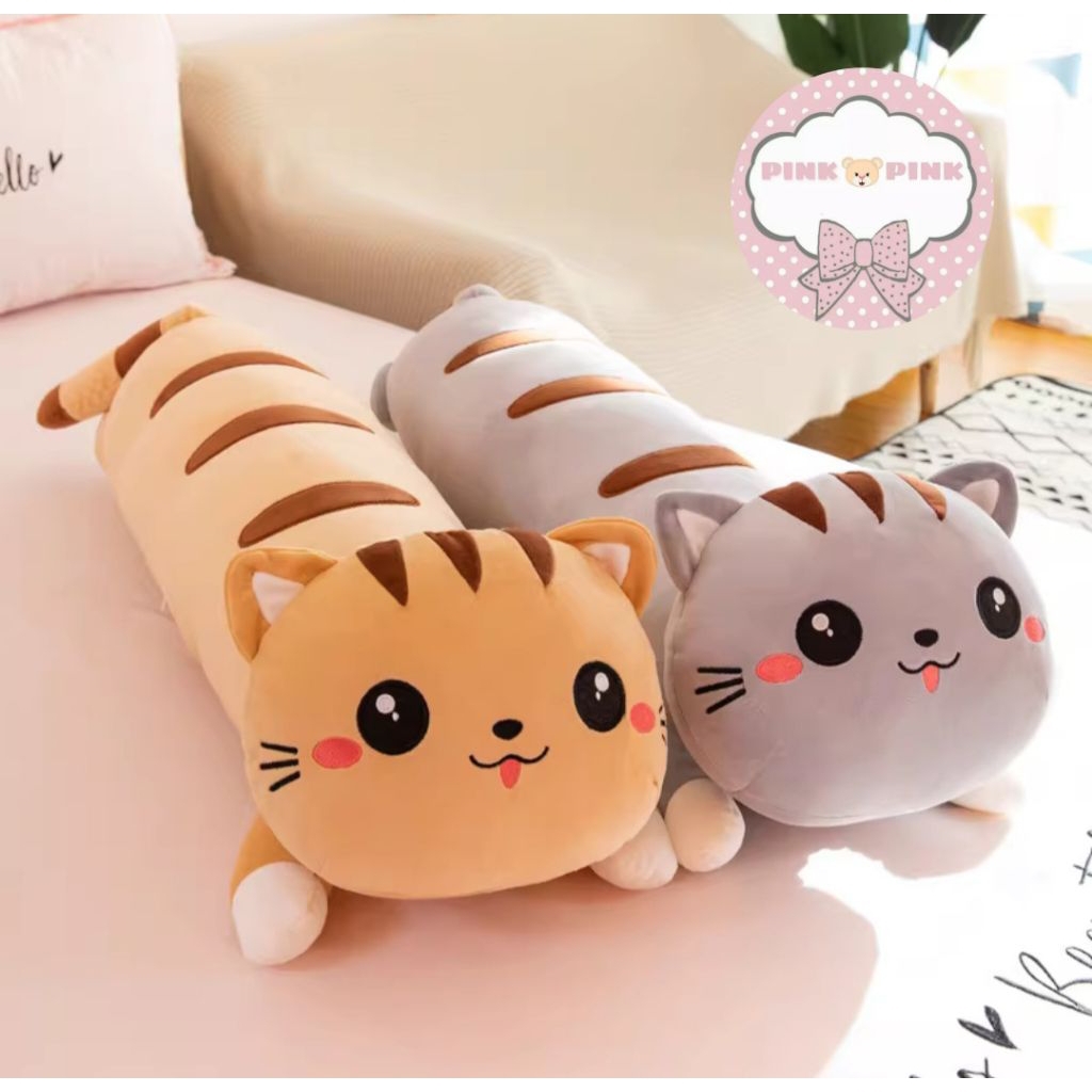 Boneka Lucu Karakter Lying Cat Kucing Kostum