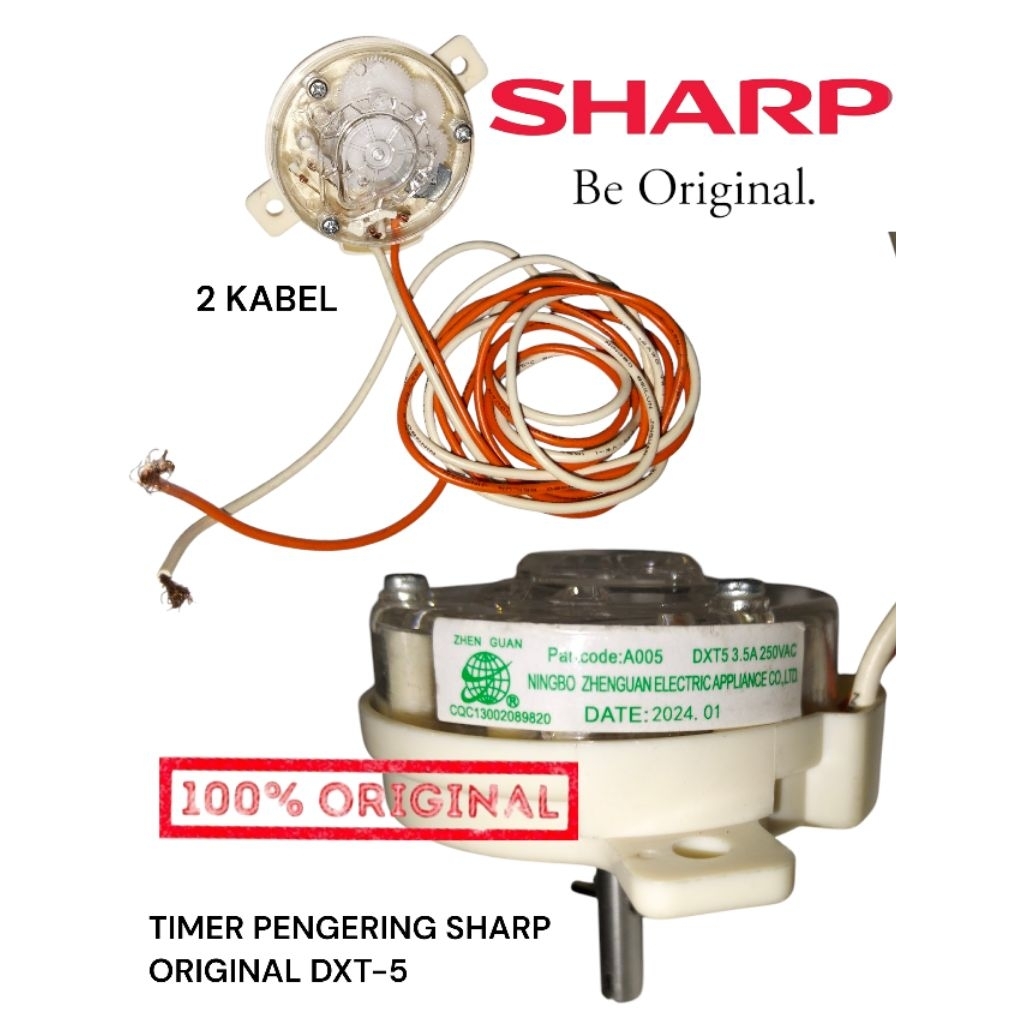 TIMER SPIN PENGERING MESIN CUCI SHARP 2 TABUNG ORIGINAL