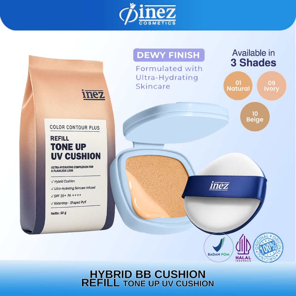 Inez Refill Tone Up UV Cushion