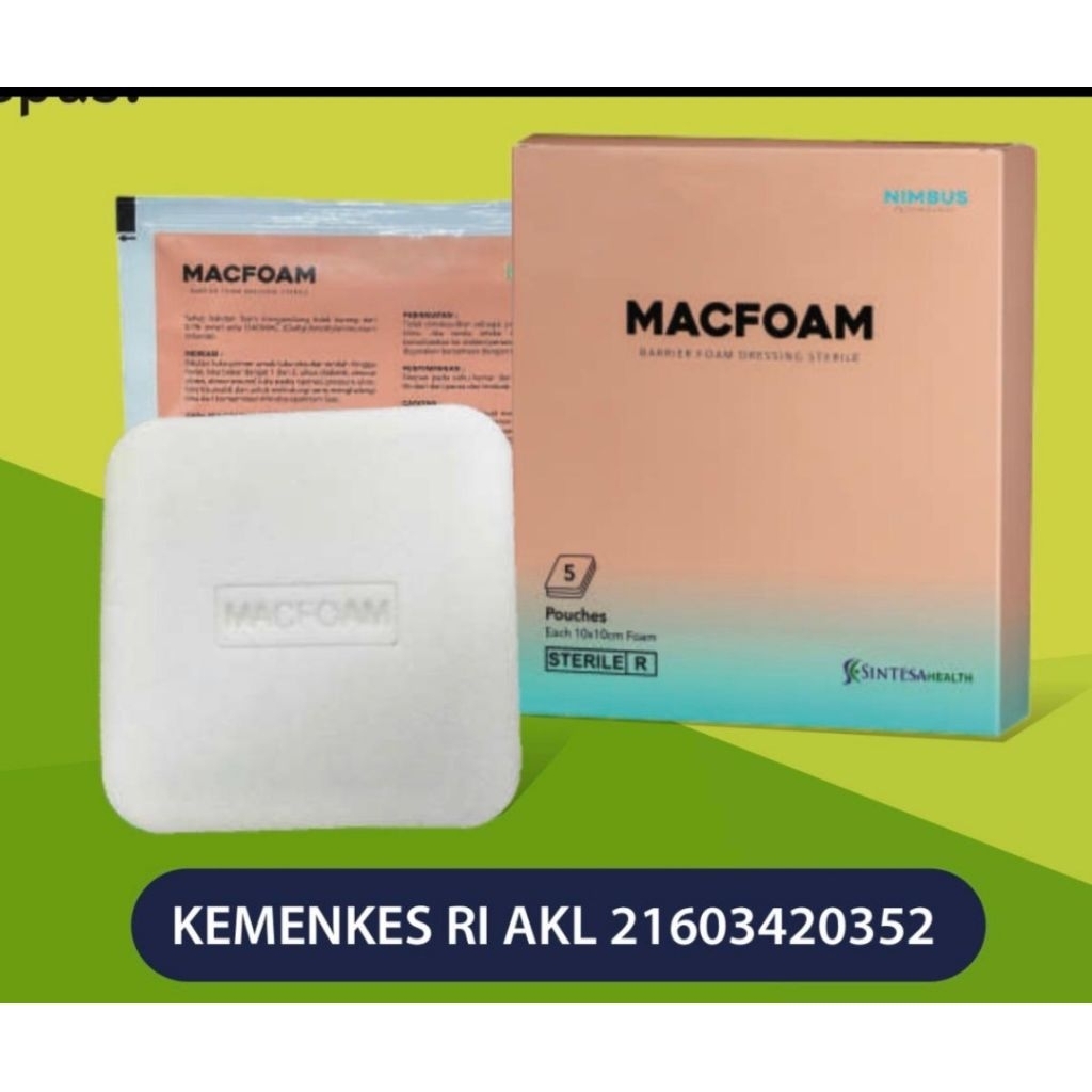 Macfoam Dresing 10x10cm [ 5pc ]