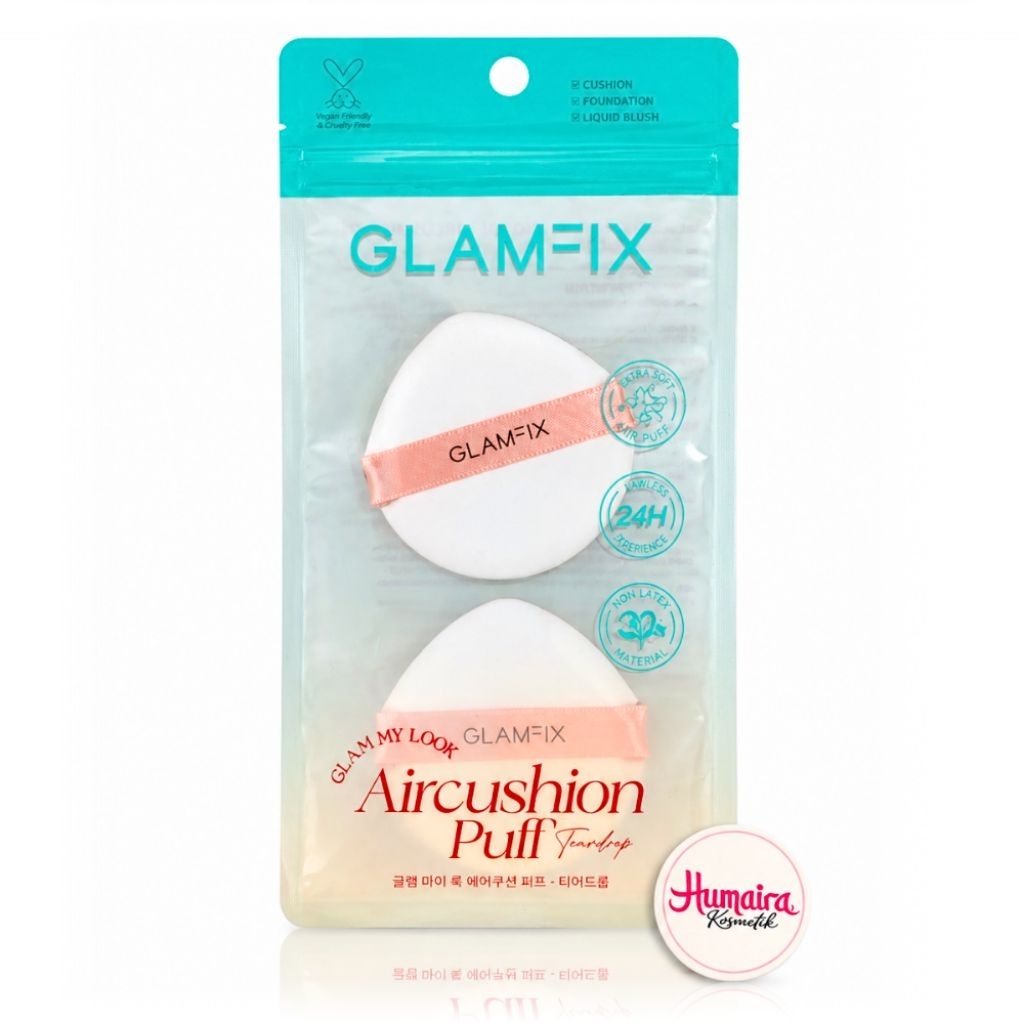 Sponge Glamfix Air Cushion Puff-Putih