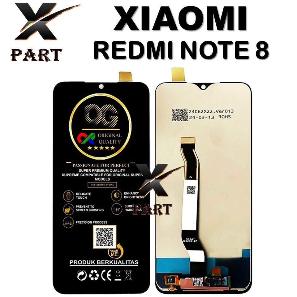 LCD TOUCHSCREEN XIAOMI REDMI NOTE 8 COMPLETE ORIGINAL 100% FULLSET