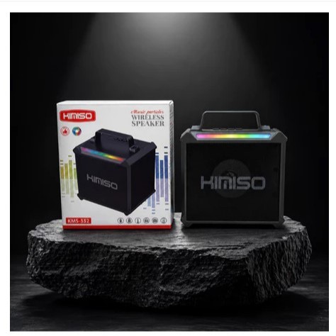 Speaker Kimiso Bluetooth KMS-332 Support Memory Card Lamp LED