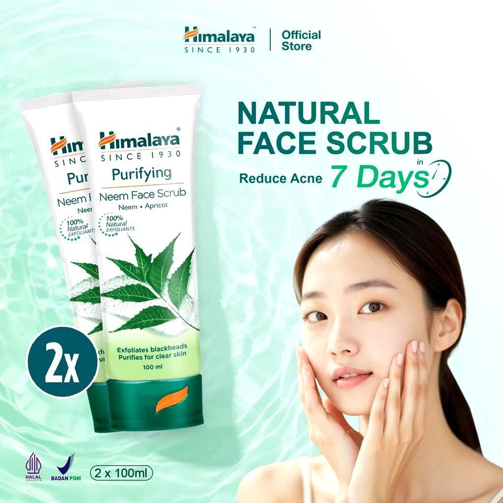 2PCS HIMALAYA PURIFYING FACE SCRUB 100ML