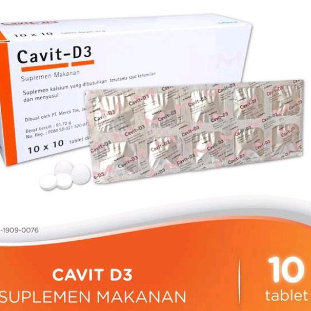 CAVIT D3 SUPPLEMENT MAKANAN STRIP 10 TABLET