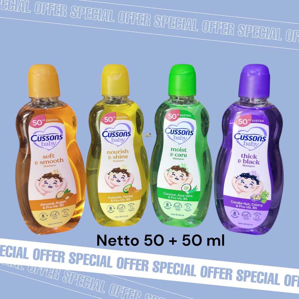 Shampoo Cussons 50 ml + 50 ml
