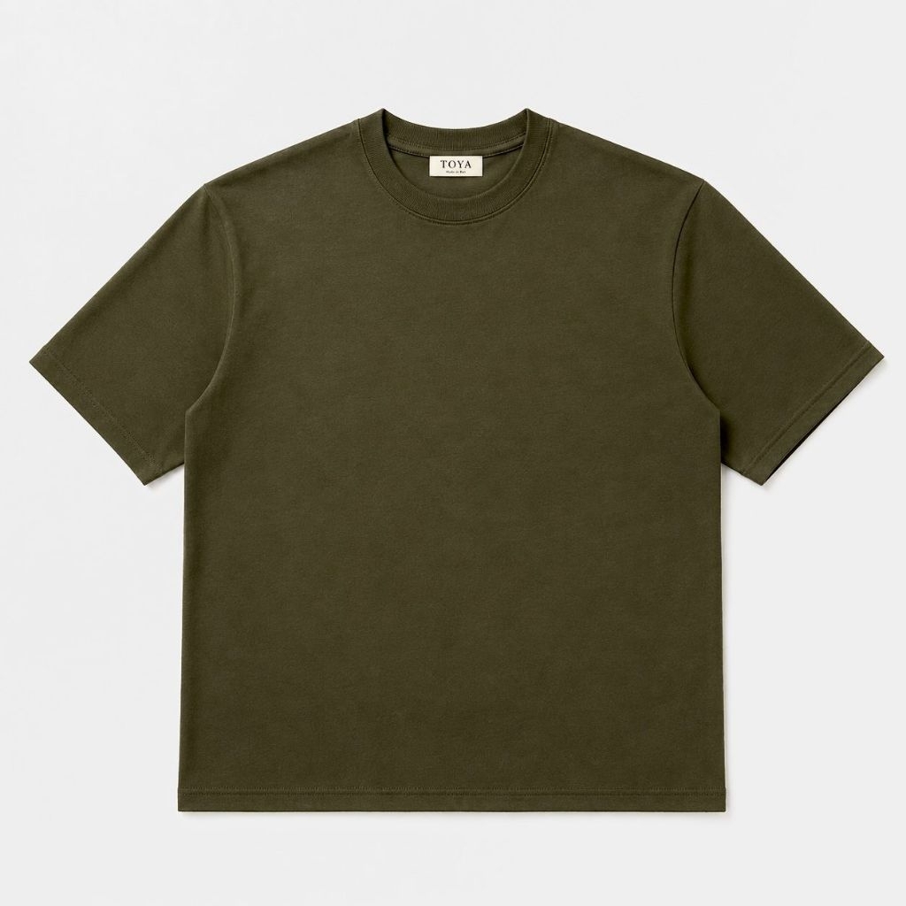 Toya Basic Military Olive Regular Tee