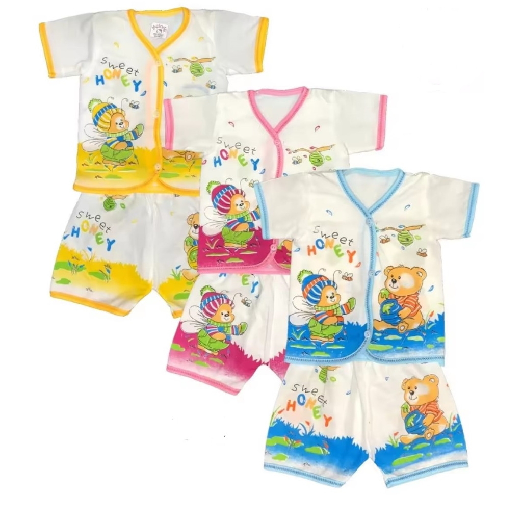 SETELAN BAJU LENGAN PENDEK BAYI