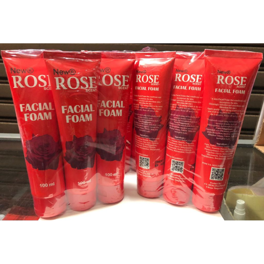 Facial Foam Rose Original