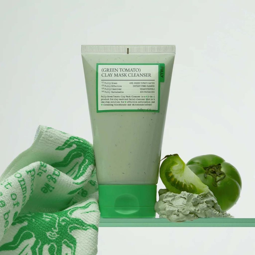 Fully green tomato clay mask cleanser