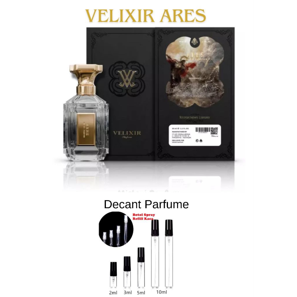 Decant velixir ares 2ml , 5ml , 10ml