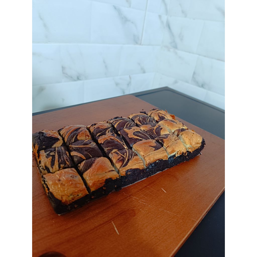 Marmer Cheese brownies