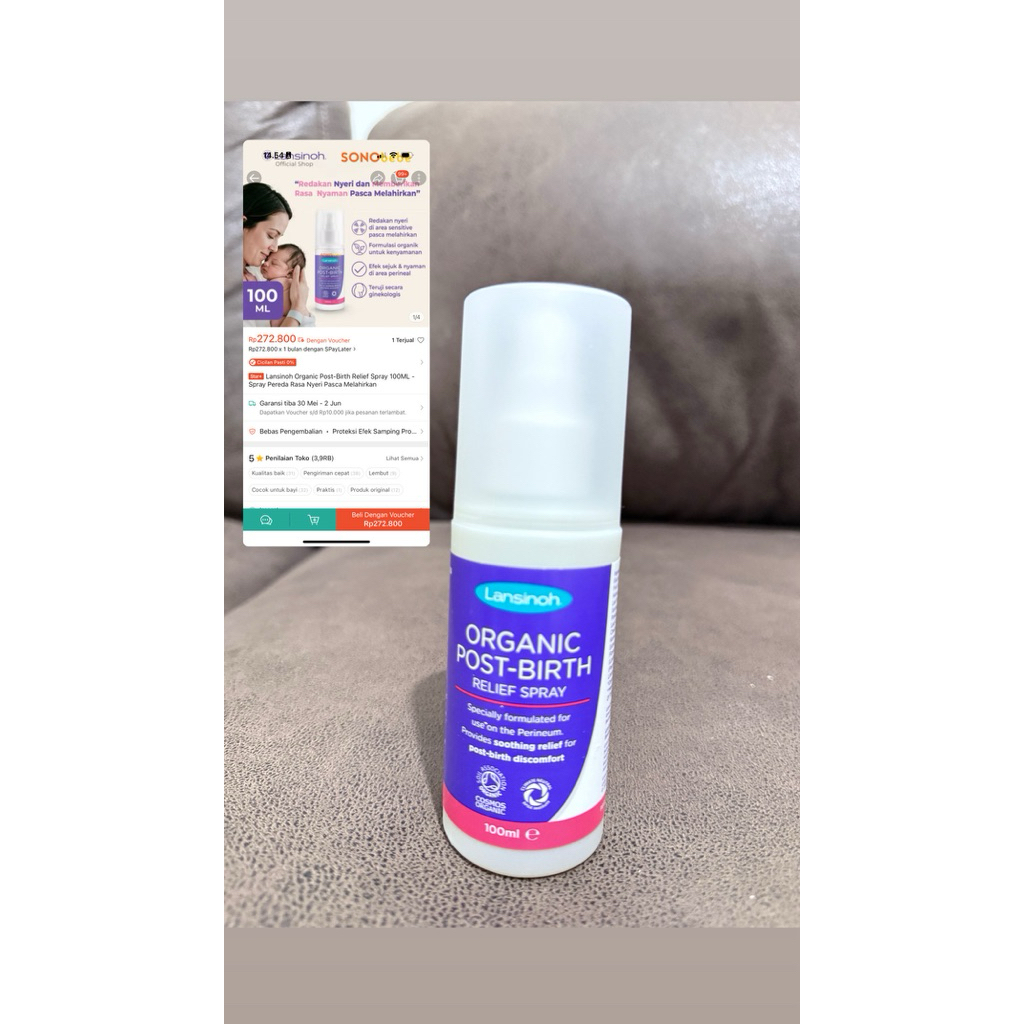 LANSINOH post birth relief spray