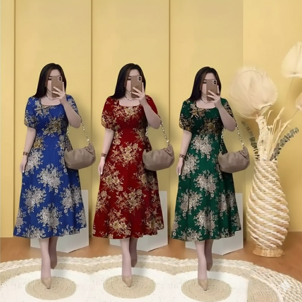 Daster Murah Motif Bunga sakura terbaru