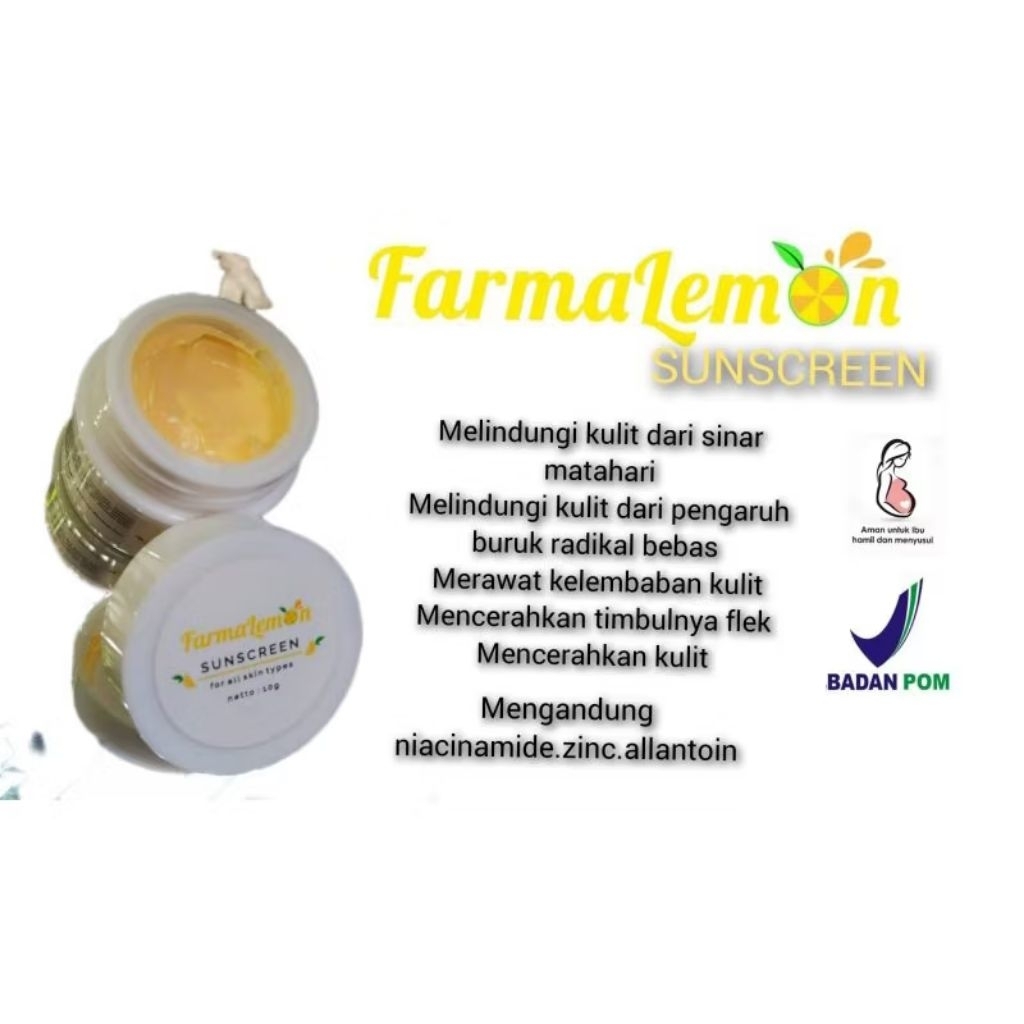 SUNSCREEN FARMALEMON BPOM