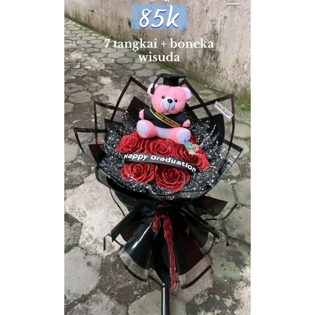 bouquet boneka wisuda