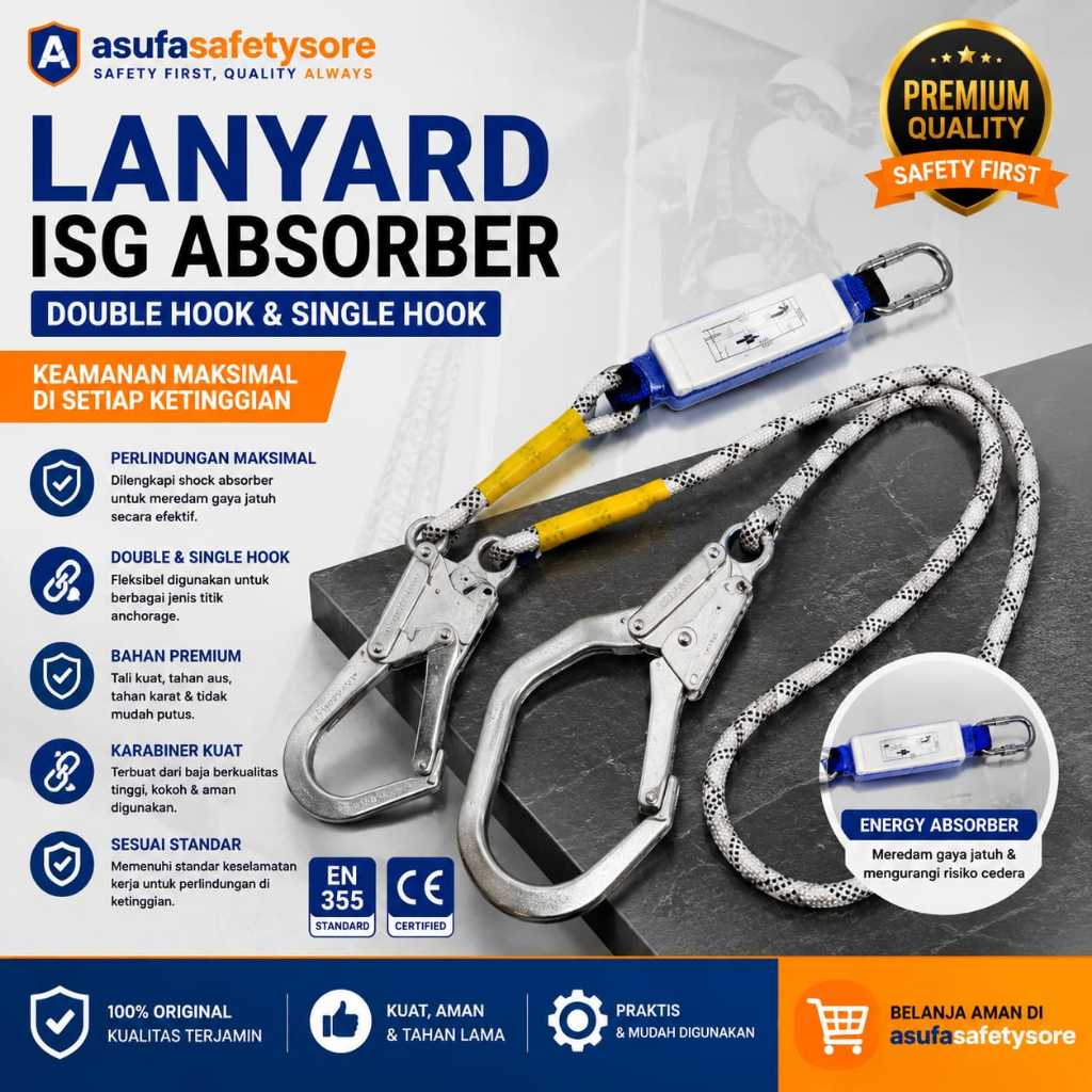 SINGLE HOOK BODYHARNESS WITH RELEASE BELT ISG