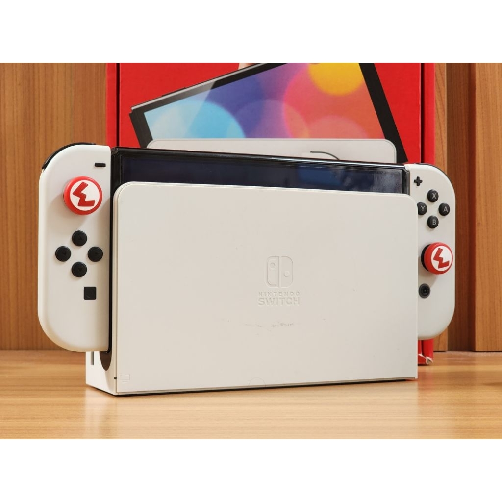Nintendo Switch OLED White Fullset Ori