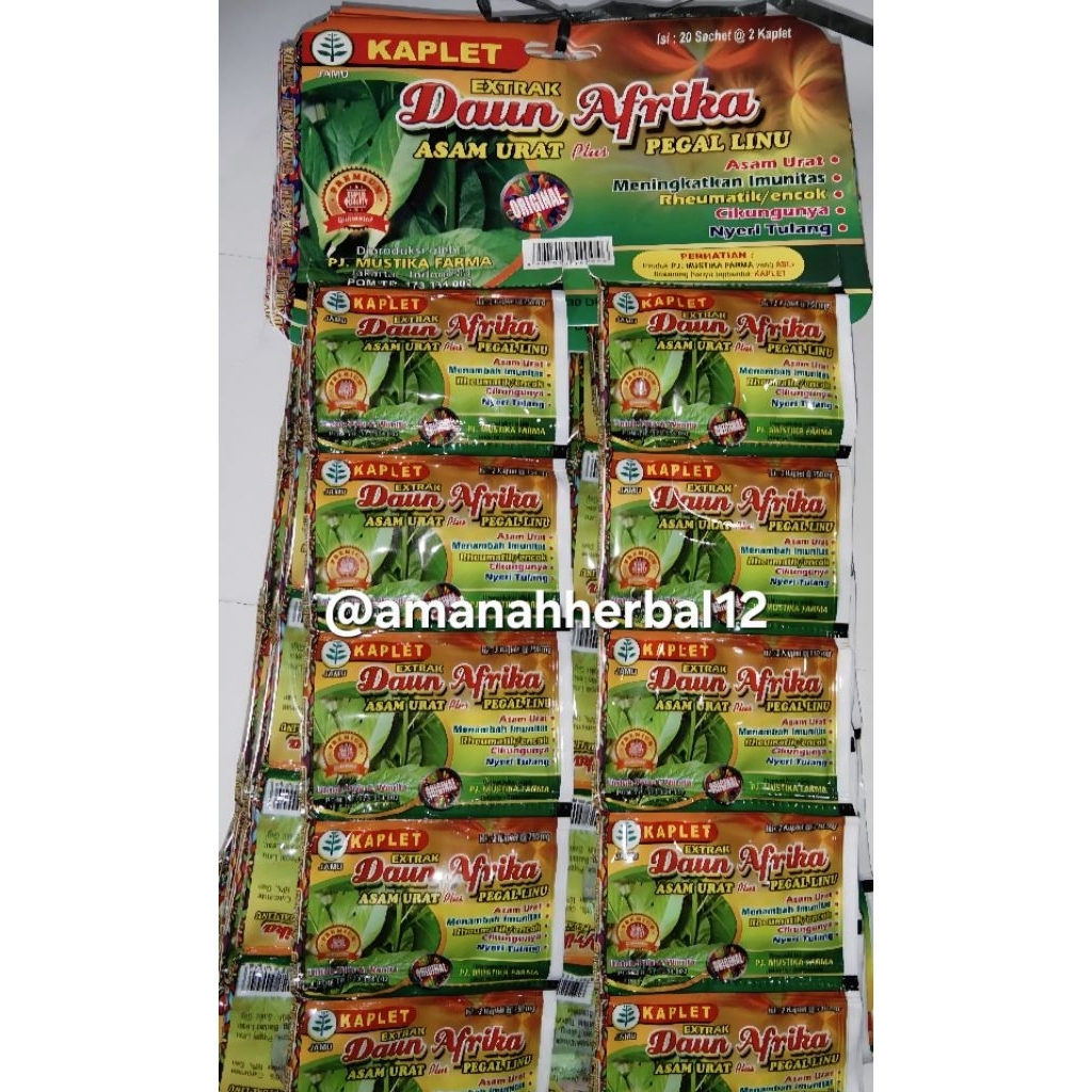 Daun afrika kaplet original