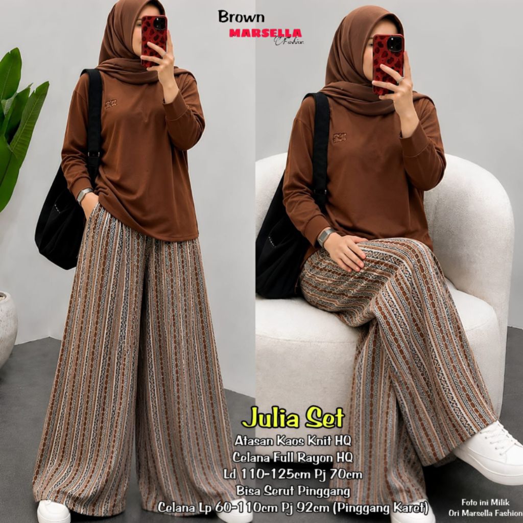 JULIA SET CELANA WANITA