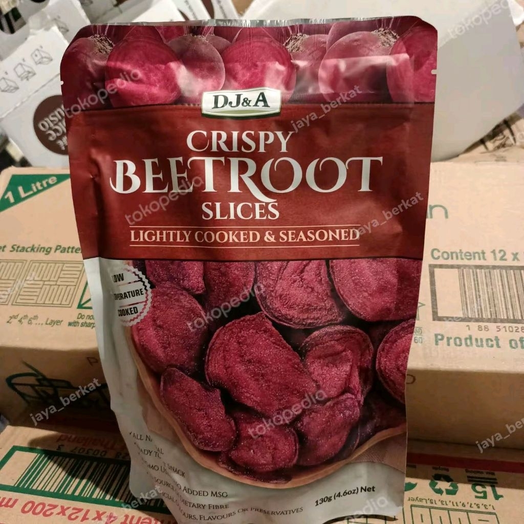 dj&a crispy beetroot clice 130gr keripik bit