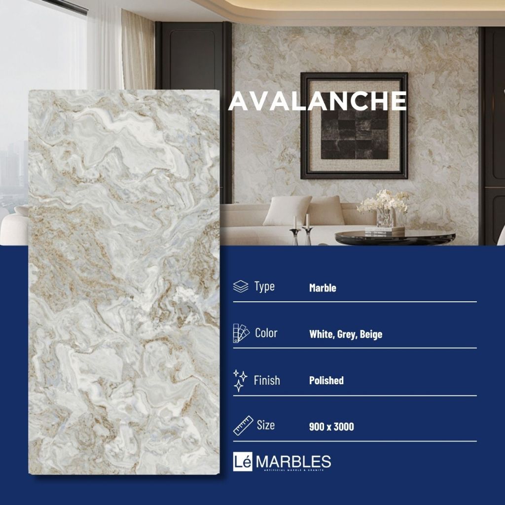 Le Marbles - Sintered Stone - Avalanche