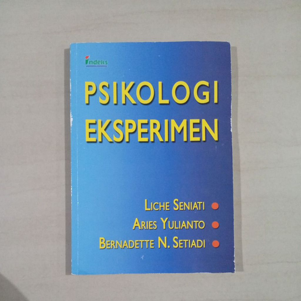 PSIKOLOGI EKSPERIMEN penerbit Indeks