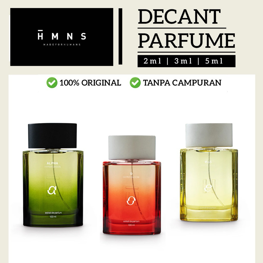 Decant/Share Parfume HMNS - Hyper Alpha Green,Bloom,Nova