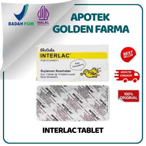 INTERLAC STRWB 3BLISTER @10TAB