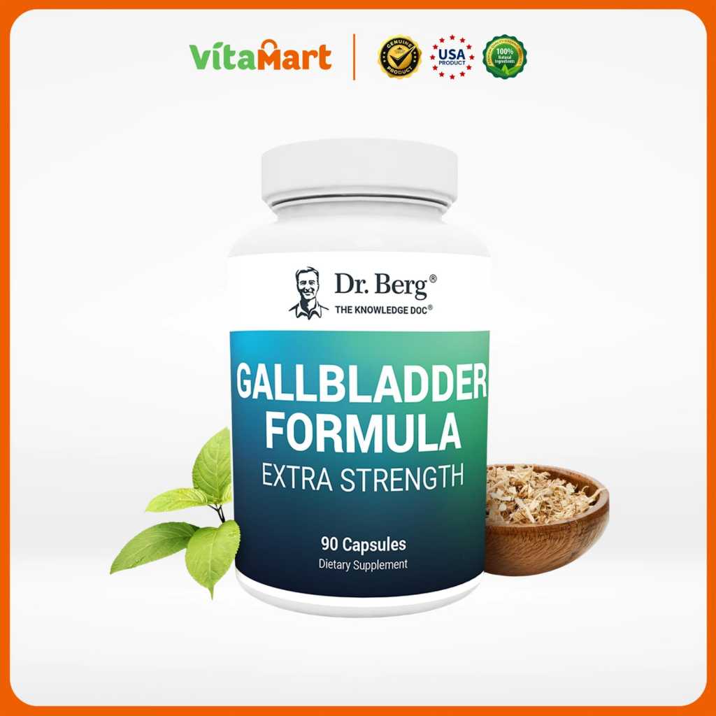 Dr Berg Gallbladder Formula Extra Strength 90 Capsules USA