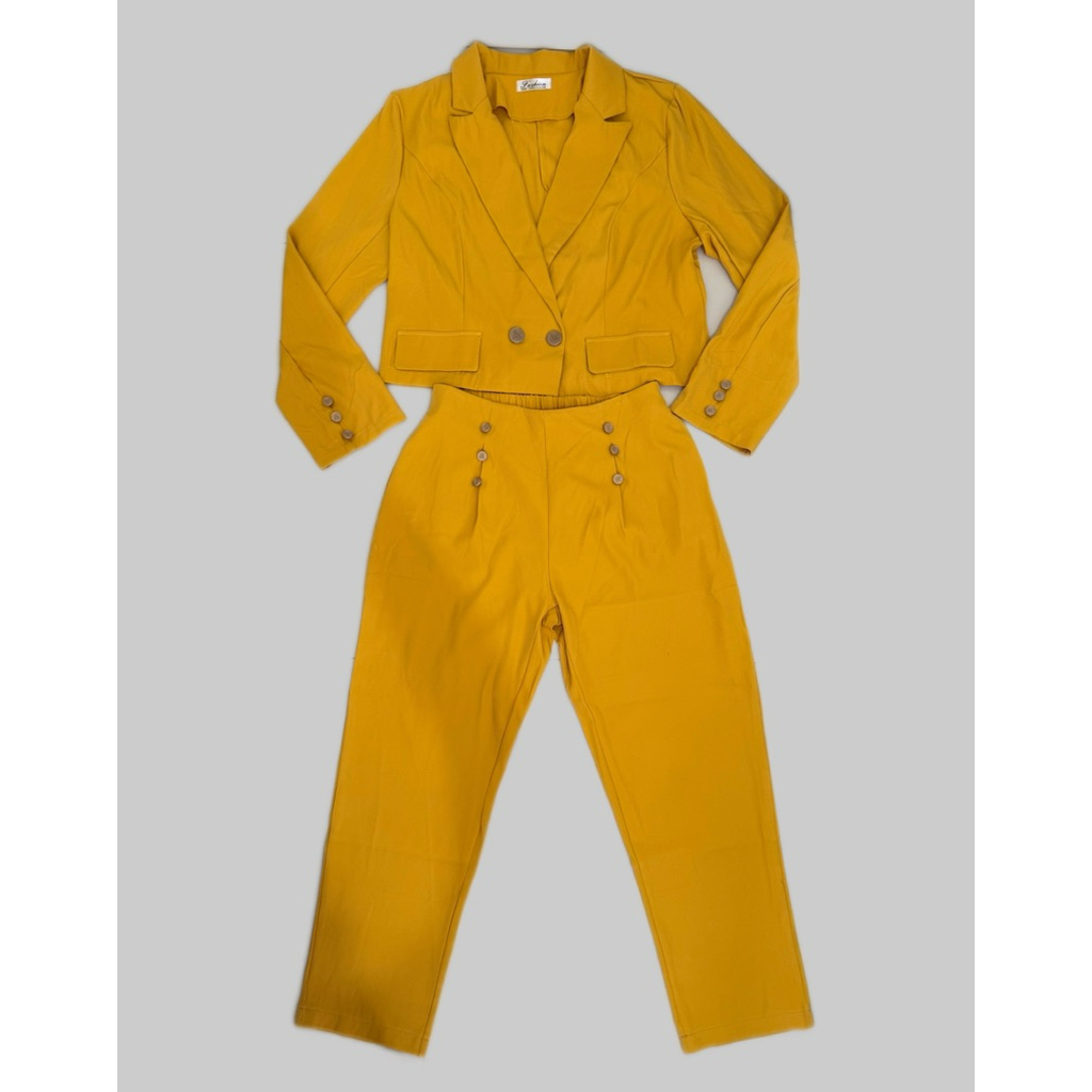 ONE SET YELLOW BLAZER