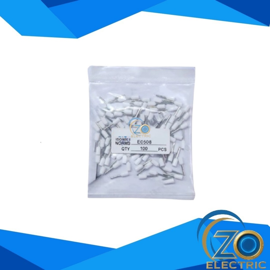 SKUN KABEL FERRULES E 0508 0.5MM PUTIH