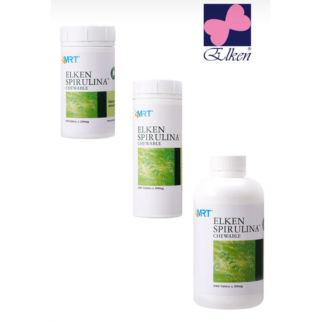 Elken Spirulina MRT 650 / 1000 / 3000 Tablet