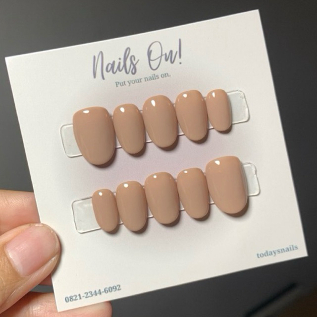 TodayNails! - Basic Nude Press On by Nails On