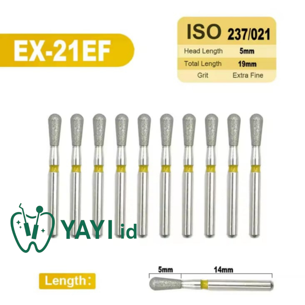 Diamond Bur Kuning Super Fine EX 21EF