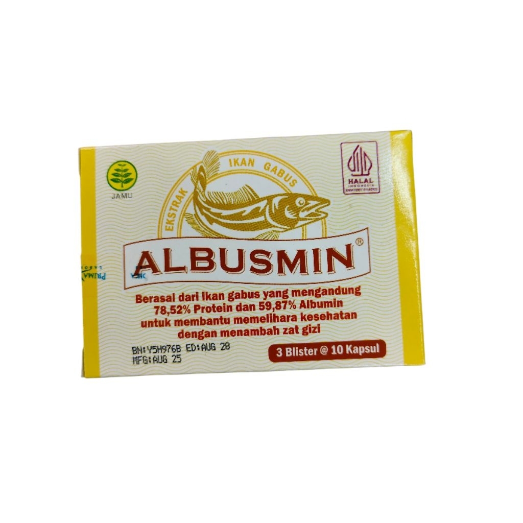 Albusmin box isi 30 kapsul