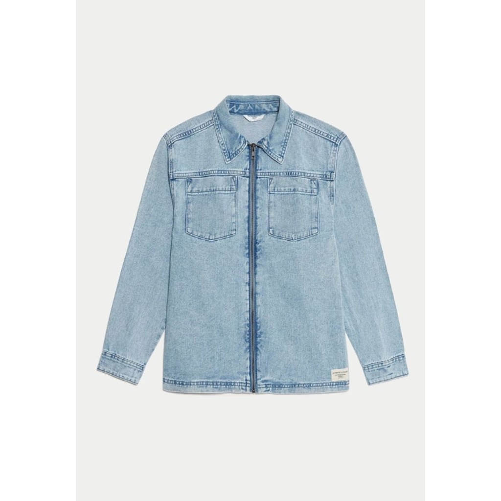 M&S Denim Zip Jacket