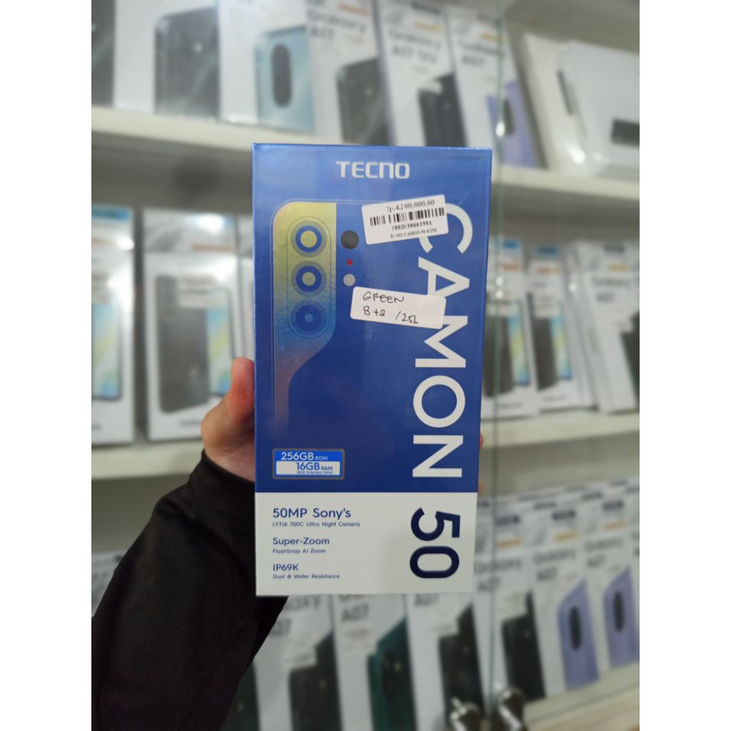 Tecno Camon 50 ram 12/256