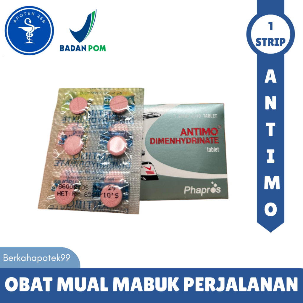 Antimo Tablet - Obat Mual Di Perjalanan
