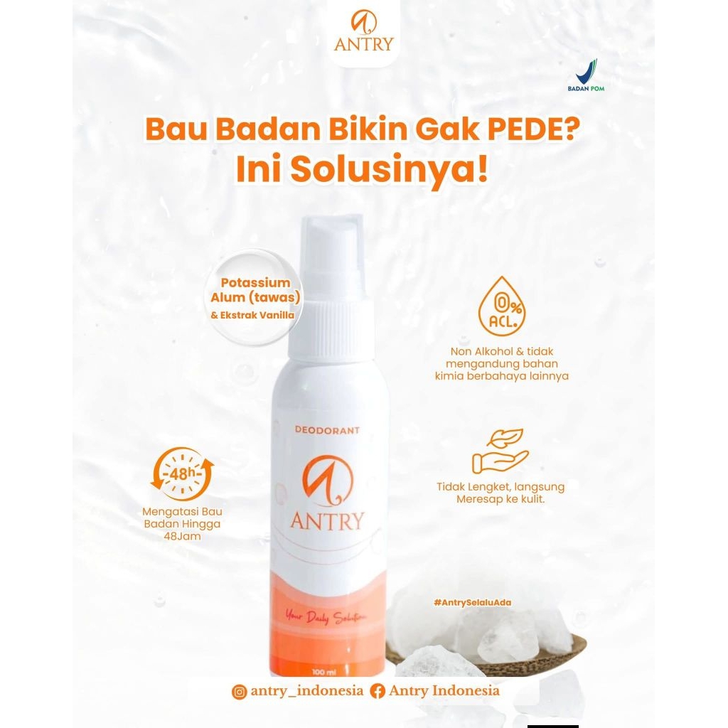 Antry deodorant spray 100ml