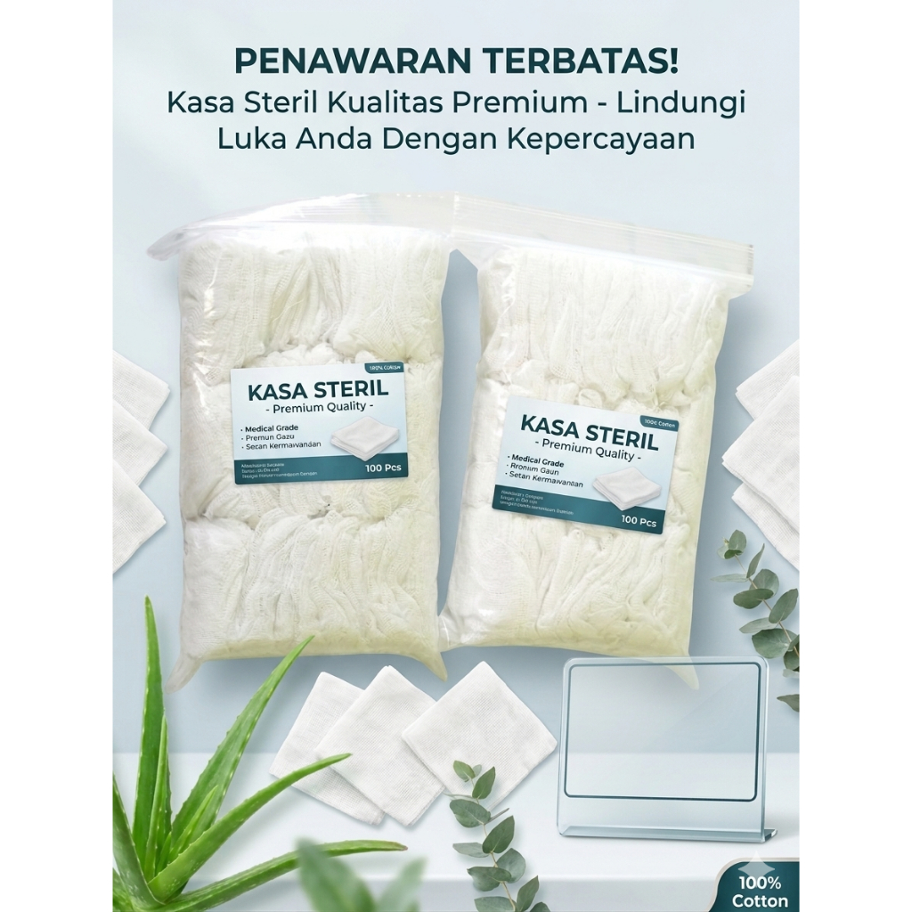 Kasa steril 100 pcs