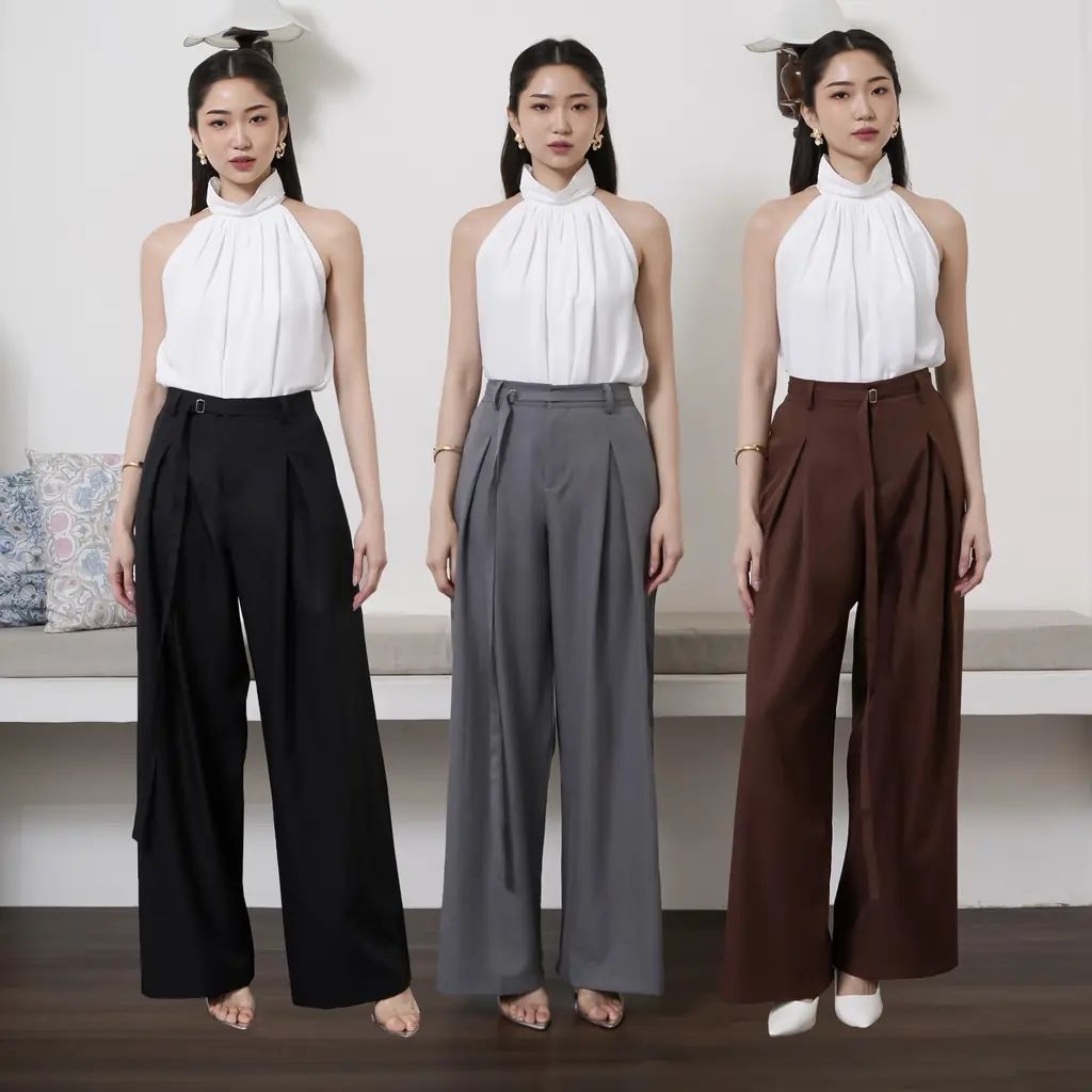 Gebriel Long Pants Semiwool Polos