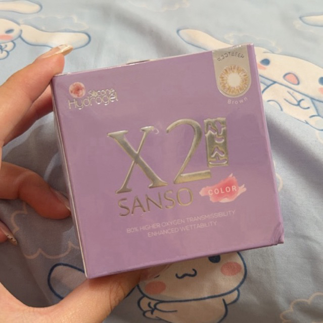 X2 sanso softlens brown rootbeer (-1,75)